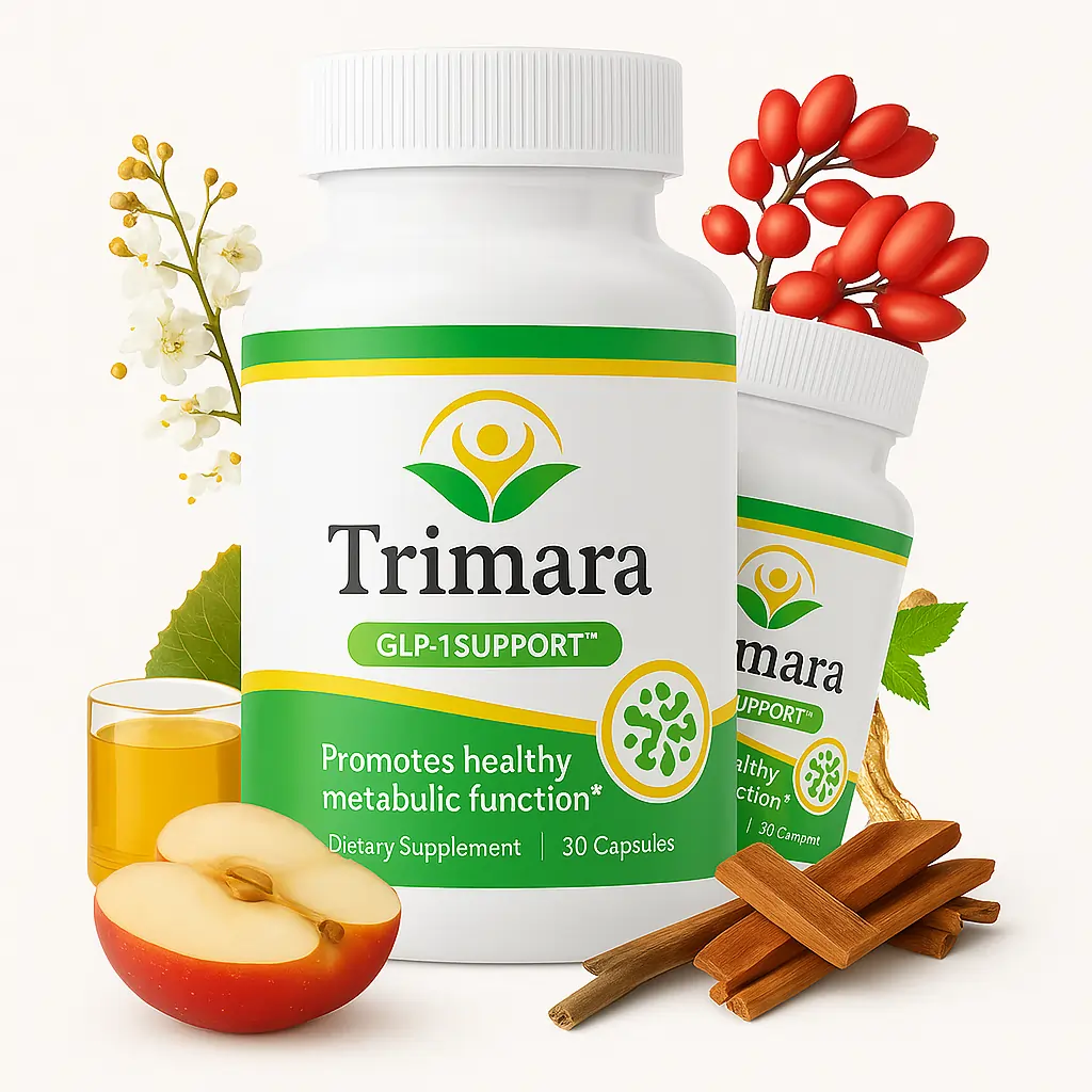 Trimara Supplement Bottles